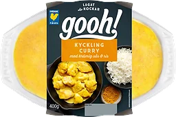 Färdigmat Kyckling Curry med Ris 400g Gooh