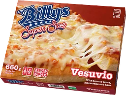 Pan pizza Super size vesuvio 660g Billys