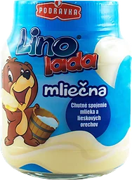 Hasselnötskräm Linolada Mjölk 350g Podravka