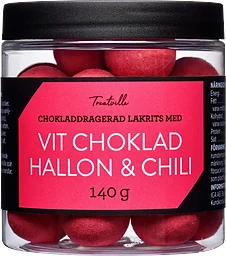 Lakritskulor Hallon & chili 140g Treatville