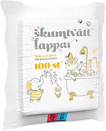 Skumtvättlappar 100-p ICA