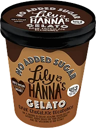 Dark Chocolate decadence vegansk 475ml Lily & Hanna's