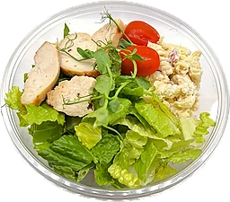 Portionsrätt Krämig Caesarsallad Med Kyckling 340g Jätten Cater