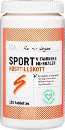 Multivitamin Sport Kosttillskott 100st ICA Hjärtat