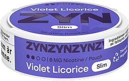 Zyn Violet Licorice Sl 6mg S2 13.6g