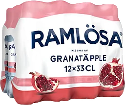 Vatten Kolsyrad Granatäpple 33cl 12-p