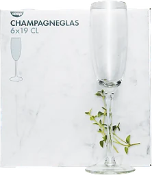 Champagneglas 6-pack