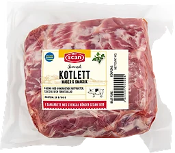 Kotlett Färsk Benfri ca 820g Scan