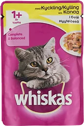 Kattmat Kyckling i gelé 100g Whiskas