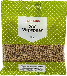 Vitpeppar Hel Påse