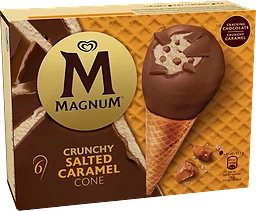 Glass Crunchy salted caramel mini 6-p