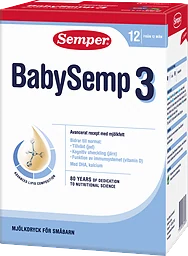 Baby Semp 3 Mjölkdryck Från 12 Månader