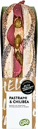Baguette Pastrami & Chilibea 240g GOOD