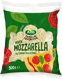 Mozzarella 21% Riven 500g Arla