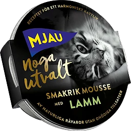Kattmat Våt Noga utvalt Lamm