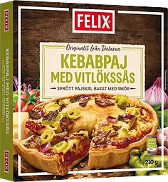 Kebabpaj med vitlökssås