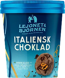 Glass Italiensk choklad 500ml Lejonet & Björnen