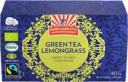 Grönt te Citrongräs 20-p KRAV Kung Markatta