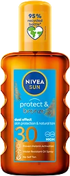 Solkräm Spray Protect & Bronze Oil Spf 30