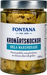 Kronärtskockor Hela Marinerade 530g Fontana