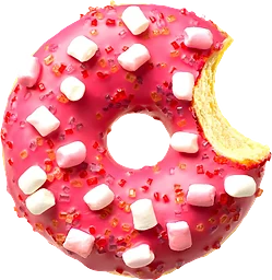 Donut Pinkie Donut Worry Be Happy