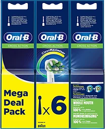 Tandborstrefill Cross Action 6-p Oral-B