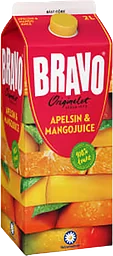 Juice Apelsin & Mango 2l Bravo