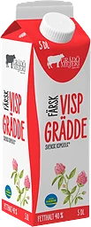Vispgrädde 40% 5dl Grådö Mejeri