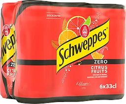 Schweppes Citrus Fruits Zero 6-pack