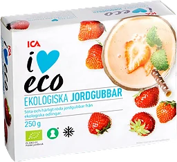 Jordgubbar Fryst Eko 250g ICA I love eco