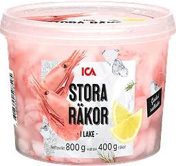 Räkor i lake stora 400g ICA
