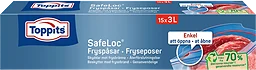 Fryspåsar med dubbelförslutning 3l 15st Toppits