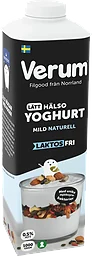 Hälsoyoghurt Mild Naturell Laktosfri 0,5% 1000g Verum