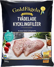 Kycklingbröstfilé 2-delad Fryst 700g Guldfågeln