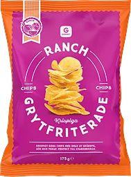 Ranch Chips Grytfriterad