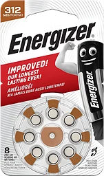 Hörapparatsbatteri 312 TL8 8-p Energizer