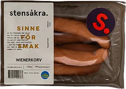 Wienerkorv 70% Kötthalt 360g Stensåkra