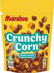 Choklad Never Stop Crunchy Corn 170g Marabou