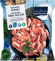 Räkor med skal M 400g Royal Greenland