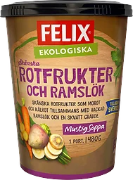 Rotfruktssoppa med ramslök Ekologisk 480g Felix