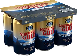 Öl 3,5% 33cl 6-p Norrlands Guld