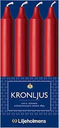 Kronljus Röd 4-p Liljeholmens