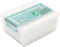 Bomullspinnar 200-p ICA Basic