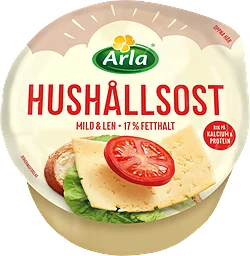 Hushållsost mild 17 % ca 1,1kg Arla