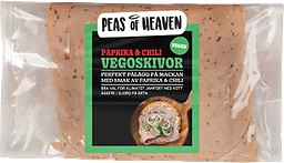 Pålägg vegoskivor paprika chili 80g Peas of Heaven