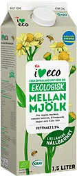 Mellanmjölk 1,5% Ekologisk 1,5l KRAV ICA I love eco
