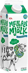 Mellanmjölk längre hållbarhet 1,5% 1l ICA