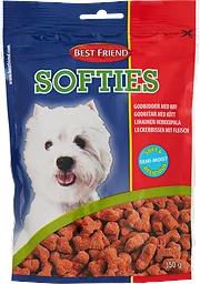 Softies godbitar med kött 150g Best friend