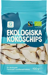 Kokoschips Naturella Ekologiska