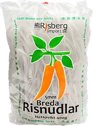 Risnudlar breda 5mm ca 400g Risberg